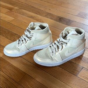 Nike Cream High-Top Sneakers